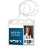 Baumgartens Plastic Badge Holder with Elastic Neckcord BAU67838