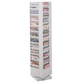 Buddy 92 Pockets Roto Display Rack - 92 Pocket(s) - Steel - Putty