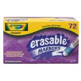 Binney & Smith Built-in Eraser Erasable Markers