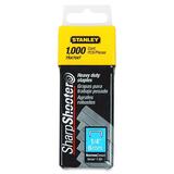 Stanley Bostitch Heavy-Duty Staples - 0.25' Leg
