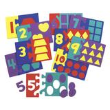 image of ChenilleKraft WonderFoam Shapes Puzzle - Numbers, Shapes
