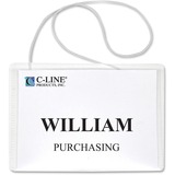 C-Line Hanging Style Name Badge Holder