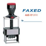 COSCO ClassiX Self-Inking FAXED Message/Date Stamp