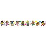 image of Carson-Dellosa Kid-Drawn Kids Straight Border - Border - Rectangle with Kids - 3