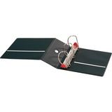 "Cardinal Prestige D-Ring Binder with Label Holder - Letter - 8.5"" x 11"" - 5"" Capacity - 1 Each - Black"
