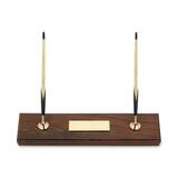 CROSS 10K Gold Filled Hardwood Pen & Pencil Desk Set - Non-refillable - 1 Set