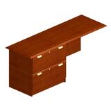 DMi Eclipse Left Pedestal Credenza with Lateral File DMI7210548