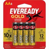 Eveready A91BP-8 AA Size Gold Alkaline General Purpose Battery EVEA91BP8