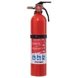 First Alert Multipurpose Fire Extinguisher - A: Common Combustibles, B: Flammable Liquids, C: Live Electrical Equipments - Red