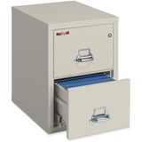 Insulated two-drawer vertical file, 31-9/16 deep, letter size, parchment FIR21831CPA