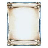 Geographics Scroll Border Image Stationery - Letter - 8.5