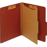 Globe-Weis Letter Classification Folder With Divider GLWPU41RED