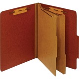Globe-Weis Classification Folder With Divider GLWPU61RED