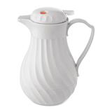 Hormel Connoisserve Insulated White Swirl Carafe - 4022