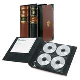IdeaStream CD Binder Media Storage - For Ring Binder - 128 CD/DVD Capacity - 1 Each - Black