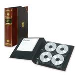 IdeaStream CD Binder Media Storage - For Ring Binder - 128 CD/DVD Capacity - 1 Each - Burgundy