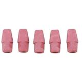 CLI Wedge Shaped Eraser Cap Refill - Lead Pencil Eraser - Smudge-free - 144 / Box - Pink
