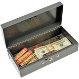 MMF Steelmaster Cash Box with Lock - 2212CBGY