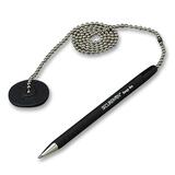 MMF Secure-A-Pen Counter Pen Set - Black Ink - Black Barrel - 1  Each