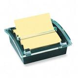 3M Post-It Designer Pop-Up Design Note Dispenser - 3" x 3" - Black, Clear
