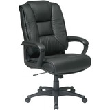 Office Star WorkSmart EX5162 Deluxe High Back Executive Leather Chair OSPEX5162G13