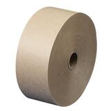 "Quality Park Kraft Gummed Paper Tape - 3"" Width x 600' Length - 1.62"" Core - 1 Each - Brown"