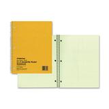 Rediform National Green Eye Ease Wirebound Quad Notebook RED33209
