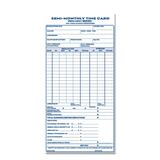 Rediform Semi-Monthly Time Cards - 4K402
