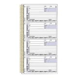 Rediform Gold Standard Telephone Message Book RED50079