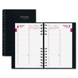 Rediform Hard Cover Daily Planner __REDCB800CBLK