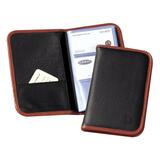 Rolodexâ„¢ Gloss Faux Leather Business Card Book, 120-Card Cap, 6 1/8 x 9, BK