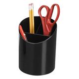 Rubbermaid Large Pencil Cup - 5.75" - Plastic - Black - 14126ROS