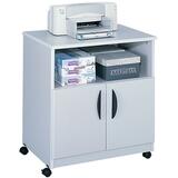 Safco 1850GR Mobile Machine Stand - Wood - Gray