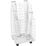 Safco 4 Compartments Wire Storage File - 4 Roll(s)