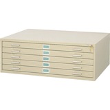 Safco 5-Drawer Steel Flat Files & Base