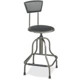 Safco Diesel 6664 High Base Stool With Back