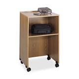 Safco 8917MO Lectern Media Cart - Medium Oak
