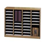 Safco E-Z Stor 9321MO Light Wood Literature Organizer