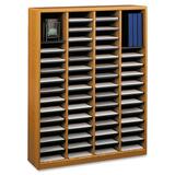 Safco E-Z Stor 9331MO Light Wood Literature Organizer