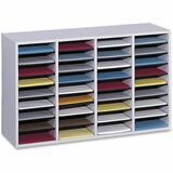 Safco 36 Compartment Adjustable Shelves Literature Organizer
