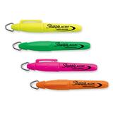 Sanford Sharpie Accent Mini Highlighters - Assorted - Non-refillable - 4 per Set