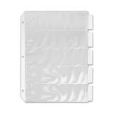 Sparco Tabbed Business Card Sleeves
