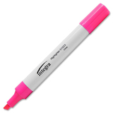 Integra Chisel Tip Highlighter - Chisel Tip - Pink - Non-refillable - 12 per Dozen