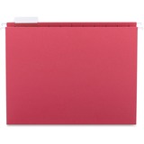 Sparco Colored Hanging Folder - Letter - 8.5' x 11' - 1/5 Tab Cut - 25 / Box - Red