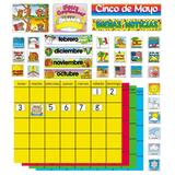 image of Trend Spanish Calendar Bulletin Board Set - Board Set - 149 Calendar Graphics - 22