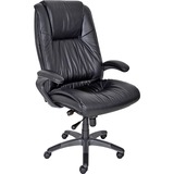 Mayline Ultimo ULEXBLK Leather High-Back Chair