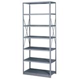 6-Q2-3612-MGY - Tennsco Q-Line Industrial Shelving