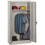 Tennsco Heavy-gauge Steel Wardrobe Cabinet TNN7114LGY