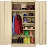 Tennsco Combination Wardrobe/Storage Cabinet - 7214PY