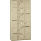 Tennsco Six-Tier Box Locker - BS6121812CSD